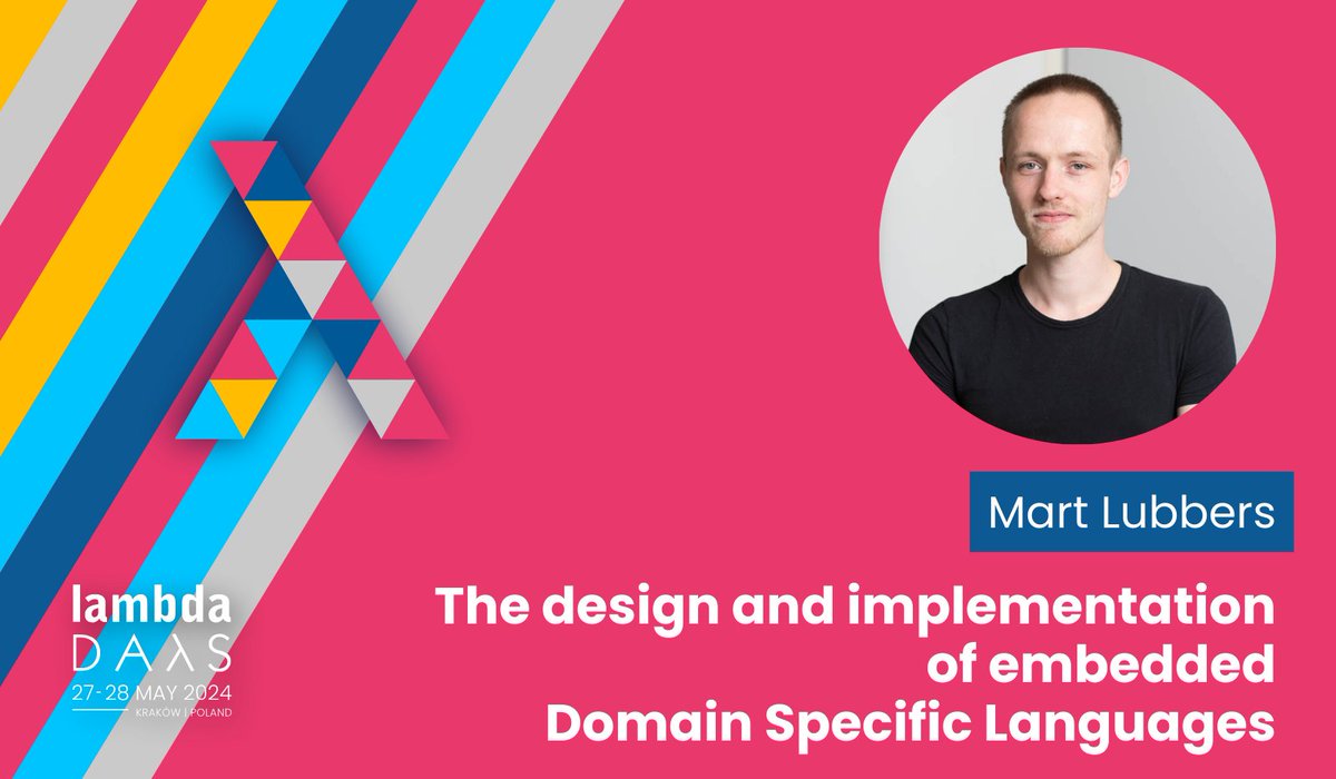 Insights into DSL and library design, with examples presented using a Haskell-like language from Mart Lubbers: be there with us! lambdadays.org #haskell #functionalprogramming #lambdadays