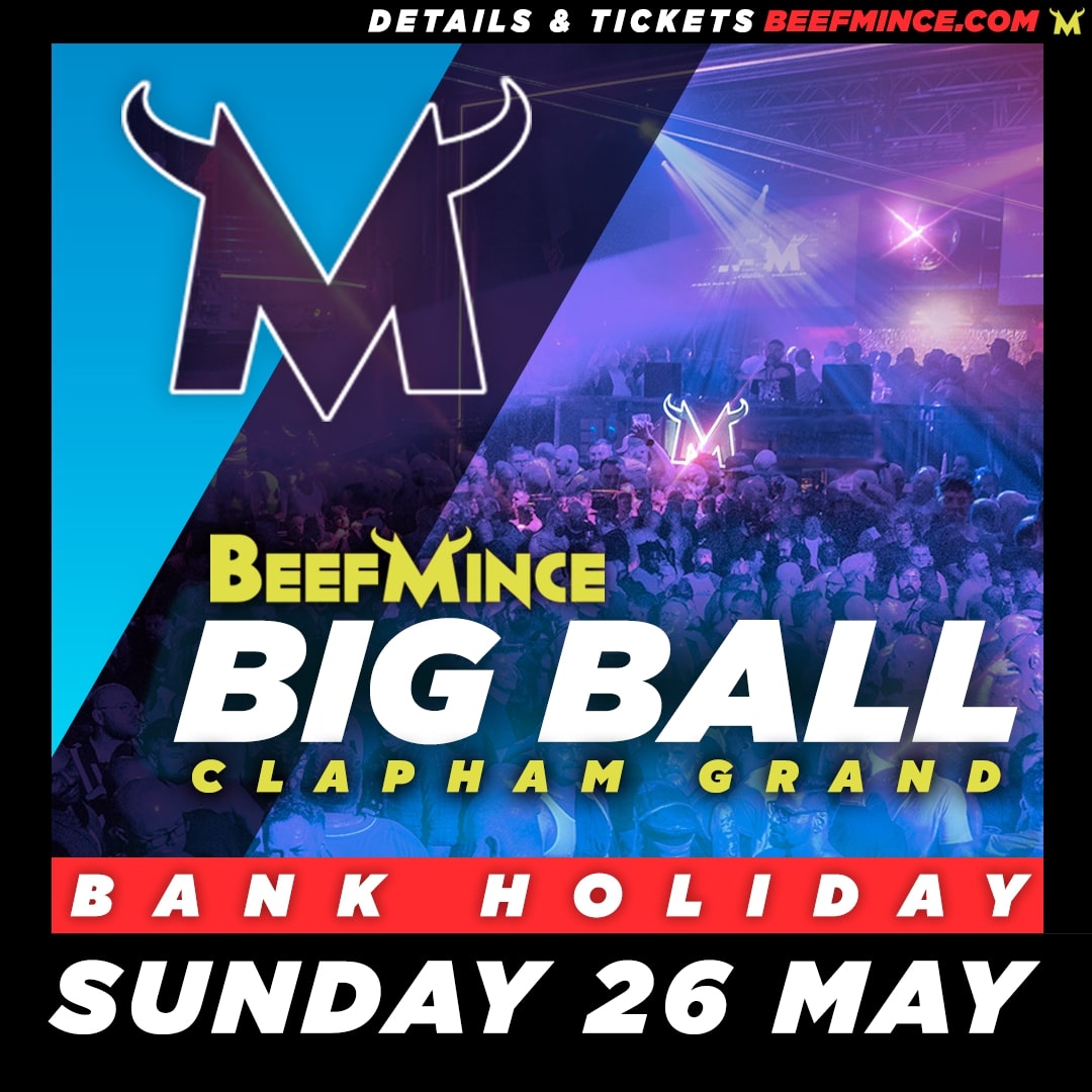 Let's Go Bears! @BEEFMINCE returns to our dance floor on 26th May, bank holiday Sunday 🌞 🎟️ Tix on sale now: link.dice.fm/Ne88bd2f63a7 After a killer night last weekend with almost 1,000 of you beefy lot partying with us, BeefMince is back on the last bank holiday of May 🪩🐻