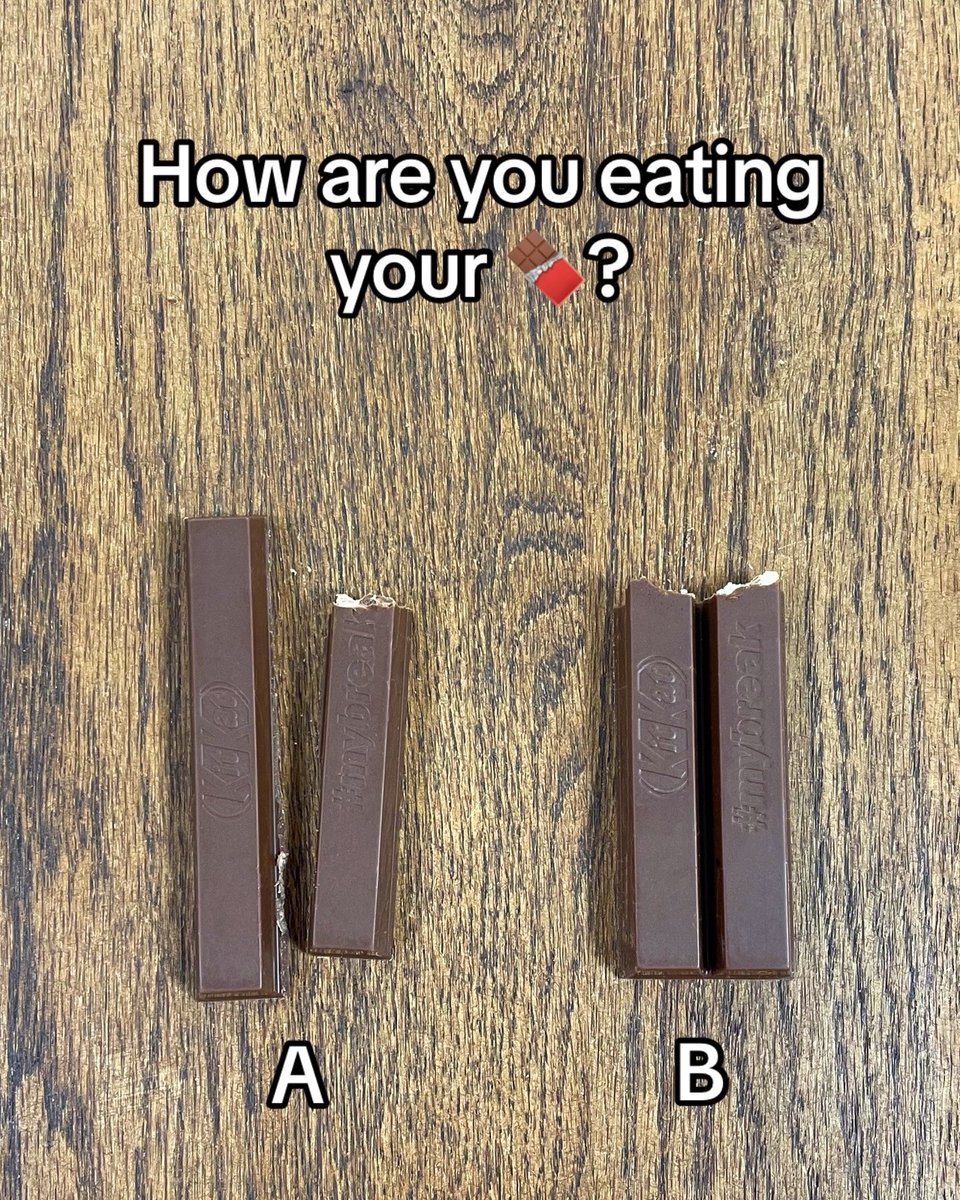 Today’s social experiment… answer in the comments 🍫