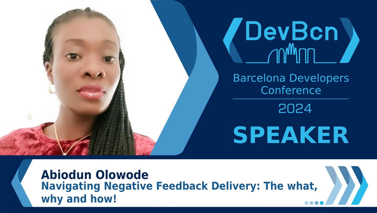 🚀 Master the art of feedback with @thedevaphorist at #devbcn24! Explore 'Navigating Negative Feedback Delivery: The what, why, and how!' and transform your communication skills. Join us ➡️ buff.ly/3J3QQyr