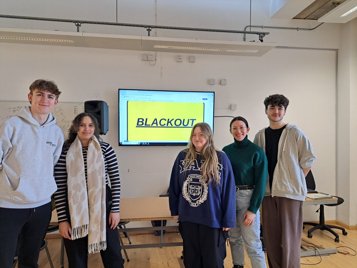 Allie, our CEO, had the privilege last week of working with drama students from @edinburghcoll to develop the concept for a new film based Own It focusing on drink spiking 'Blackout', funded by @ScotchWhiskySWA watch this space...