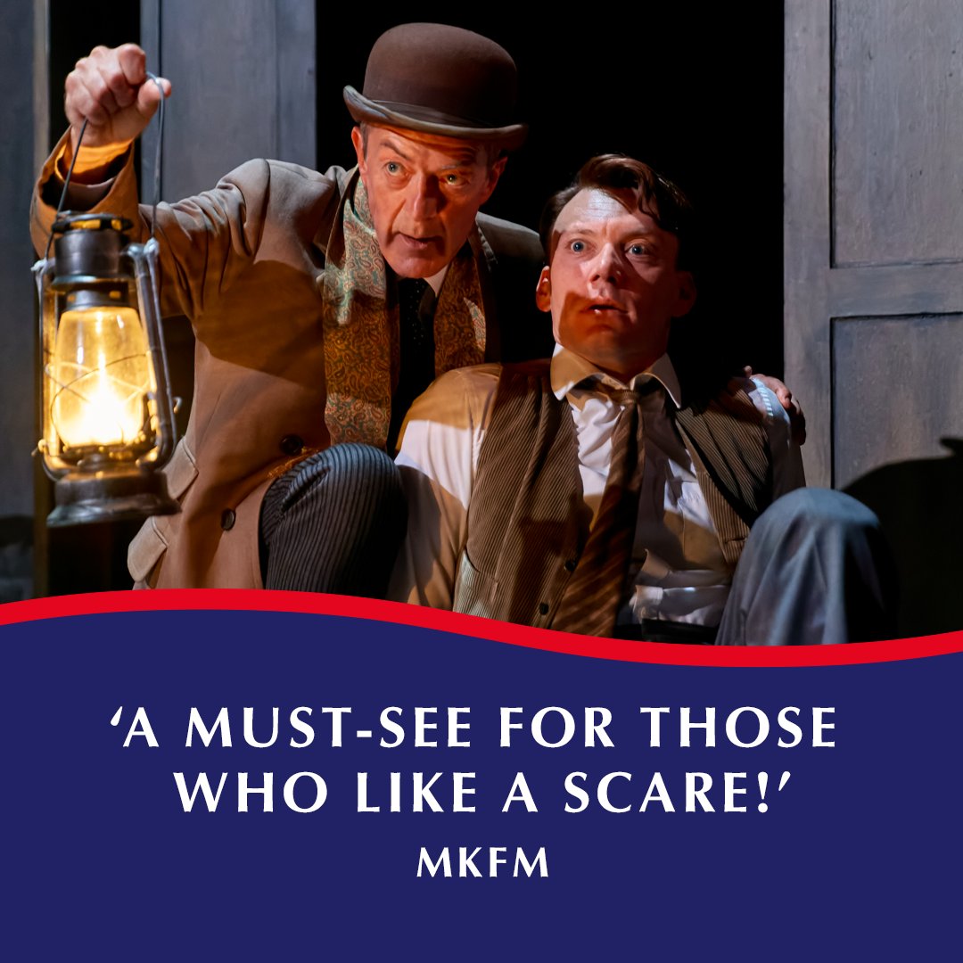 The reviews are in! Performances of @Womaninblack_UK have begun, and our audiences and press agree that the production is a terrifying success 👻 This legendary show is in Milton Keynes for one week only - so don't miss out! Book your tickets: atgtix.co/49oIOen 🎟️