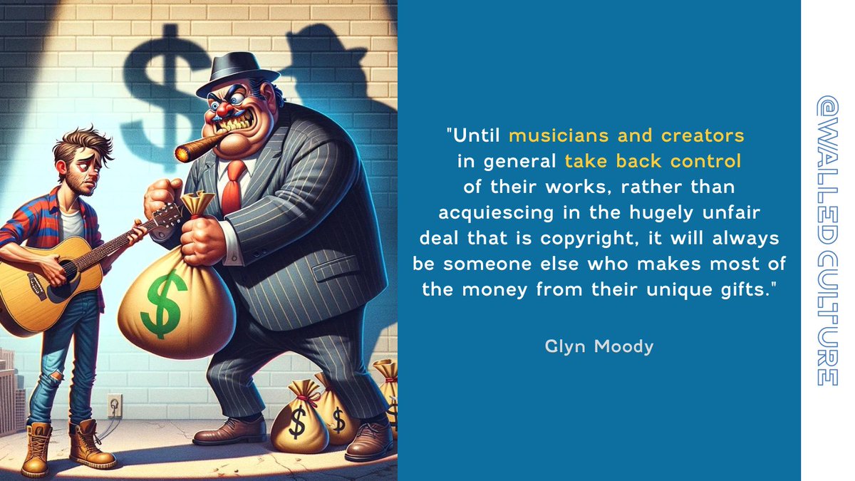 Private equity has used copyright to cannibalise the past at the expense of the future. @glynmoody explains how & encourages creators to take back control of their works instead of allowing others to make money from their unique gifts
#copyright #creators
walledculture.org/how-private-eq…