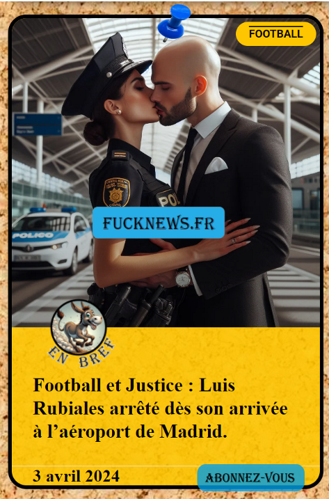 FucknewsHumour's tweet photo. #Football et #Justice : Luis #Rubiales arrêté dès son arrivée à l’aéroport de #Madrid.

Lisez l'article sur notre site

Toutes nos fucknews sont tirées de faits réels

#ligua #hermoso #ligue1 #OLVAFC #PSGSRFC #CoupeDeFrance #humour #jeudiphoto https://t.co/dX1qfoQ175