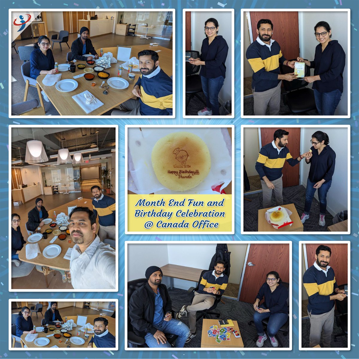 Impressico truly values its employees, making sure every special day is celebrated with joy and excitement. Check out the amazing Month-End Birthday Celebration & Fun at Impressico Business Solutions in Canada! #impressico #YourTechnologyPartner #ITCompany #birthdaycelebration