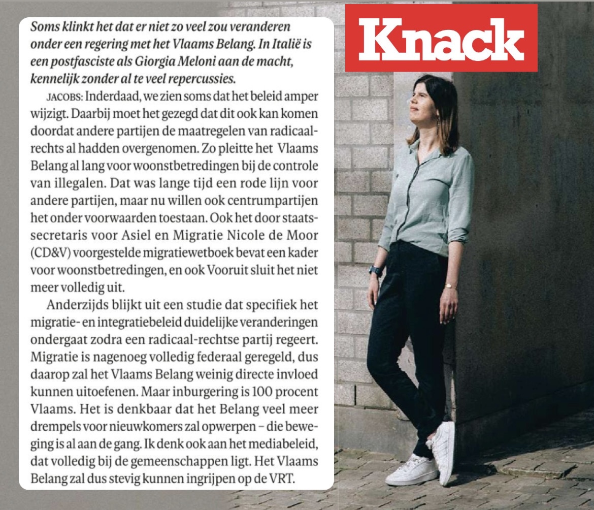 Die grijsgedraaide plaat is vermoeiend. Pleiten voor beter terugkeerbeleid is geen alleenrecht van 'radicaal-rechts'. CD&V is consequent, al jaren, ook over woonstbetreding. Voorstander van correcte regeling bij betreden woning, mét toestemming van rechter. Niet meer niet minder.