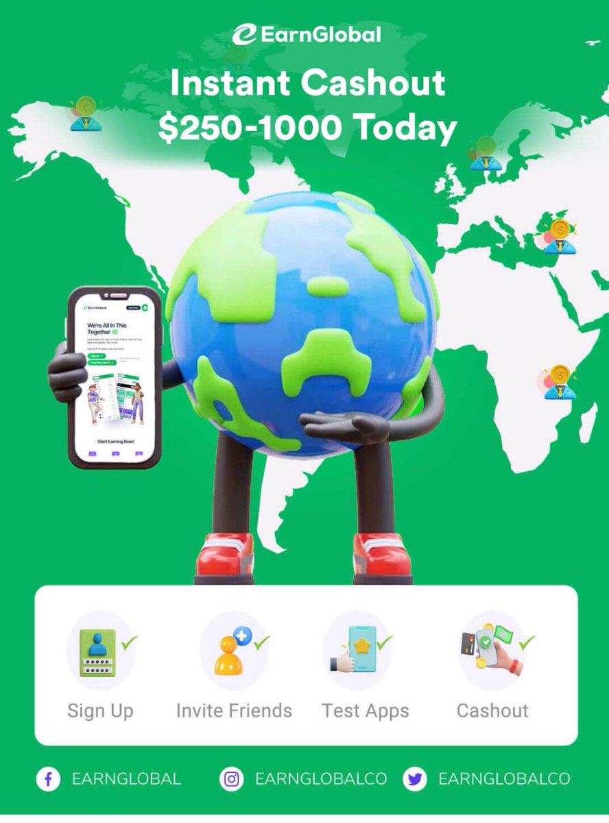 No80788839's tweet photo. Join EarnGlobal 🌎 Earn fast cash from anywhere! 

 Click the link below or in my bio to get started. 💰 You even get a $25 bonus when you join!

https://t.co/kcHHS7vdhn https://t.co/NZ4Yoz8GwI