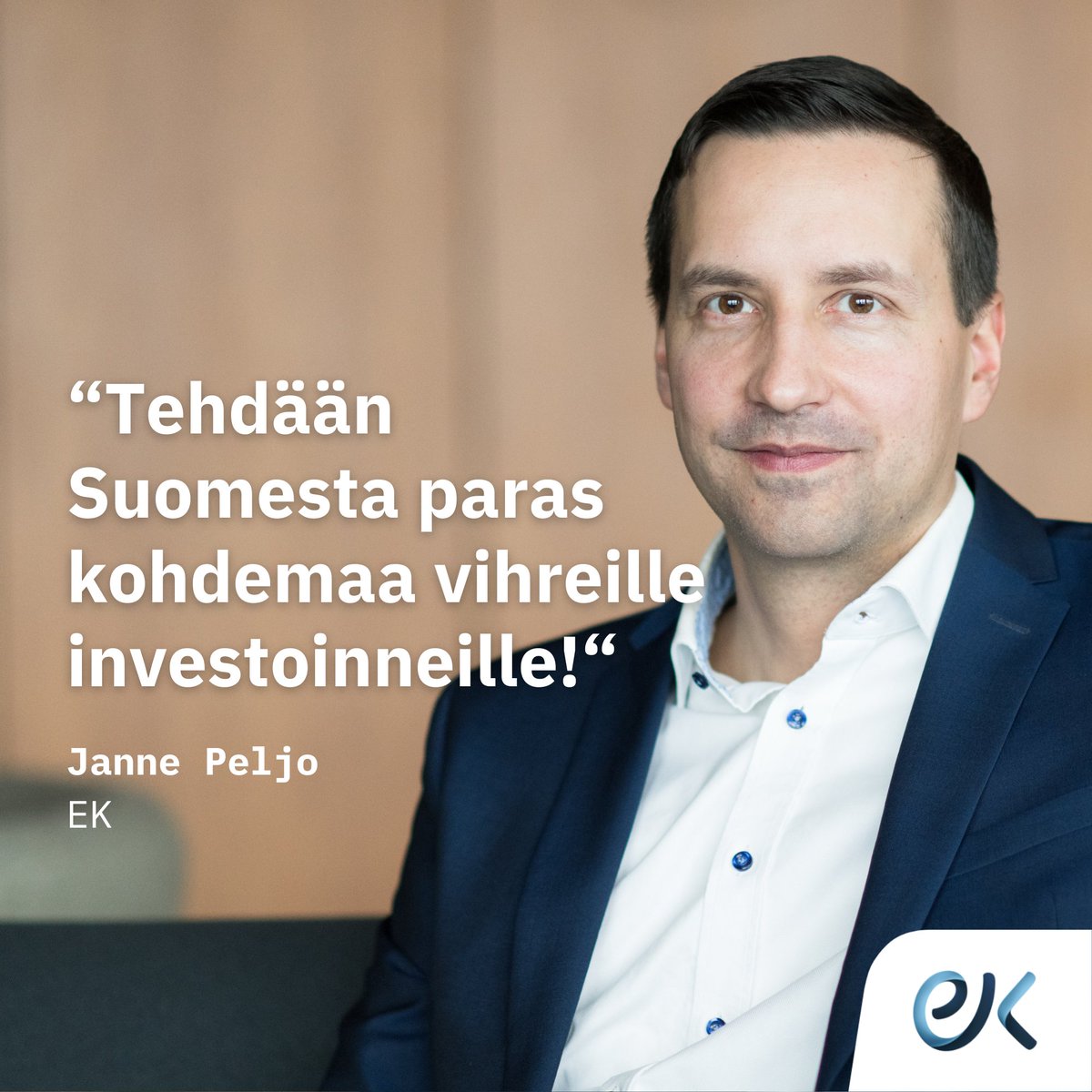 'Nyt on vahvistettava kaikin keinoin maamme investointivetovoimaa, jotta mahdollisimman suuri osa vireillä olevista lähes 260 miljardin euron investoinneista saataisiin kotiutettua juuri Suomeen', @JPeljo painottaa. Seuraavat 6–9 kuukautta ratkaisevat ➡️ ek.fi/ajankohtaista/…