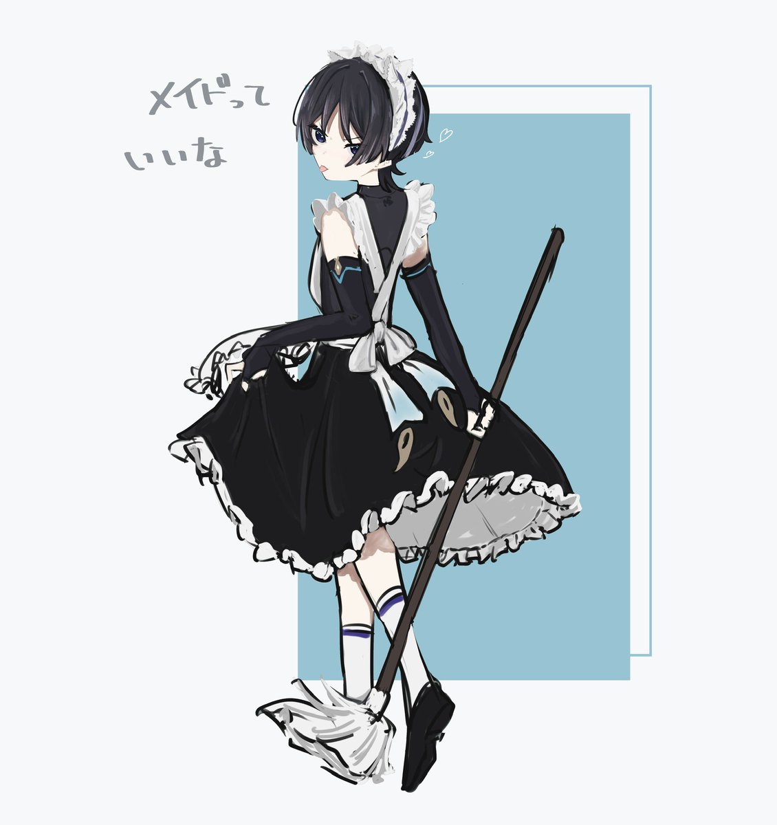 Hachino_0o's tweet photo. ⚠️女装⚠️
メイド………… https://t.co/rNsDAlNdC1