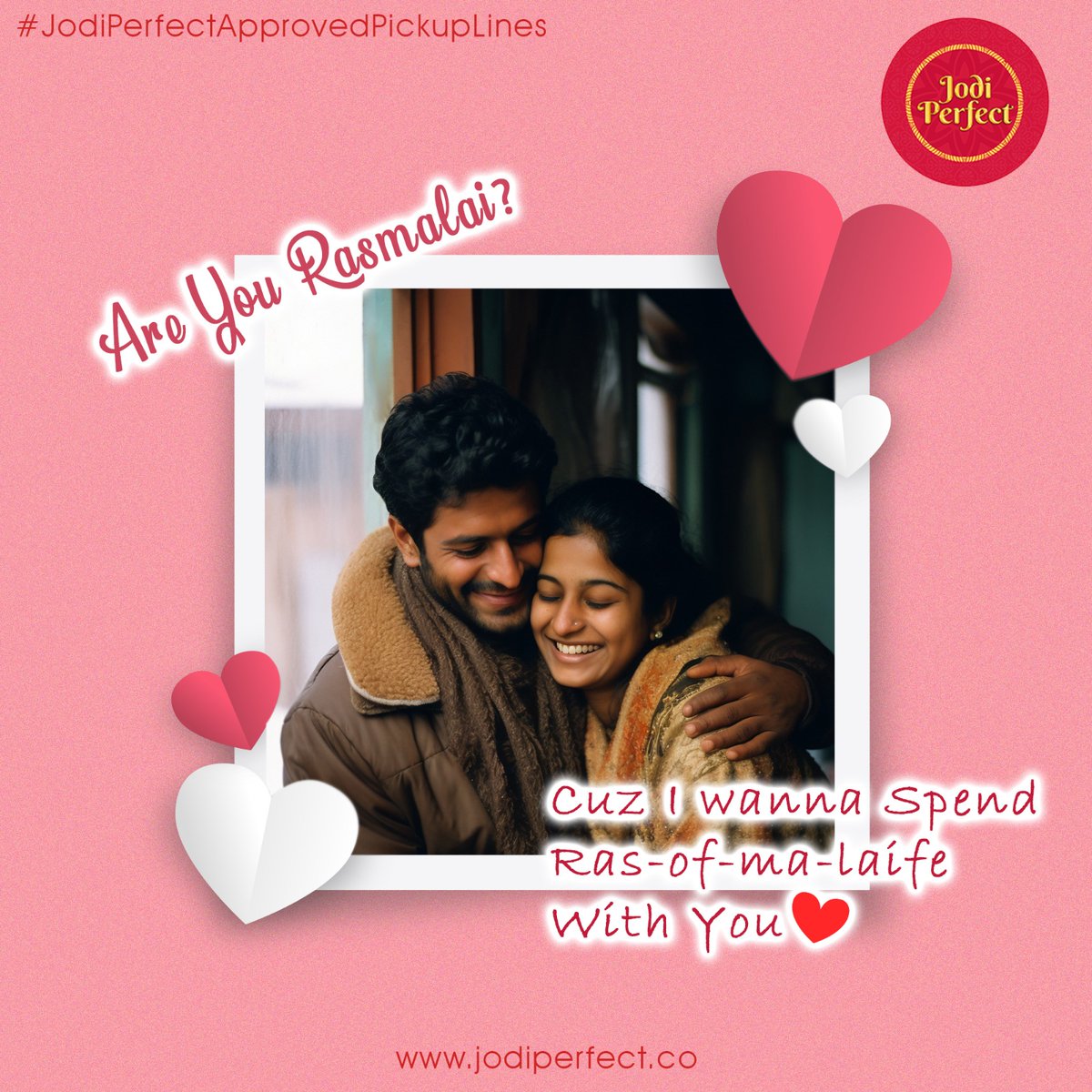jodiperfect_co's tweet photo. Spice up your dating game with #JodiPerfectApproved Pickup Lines.

Log in today to find your soulmate
https://t.co/2gd0haEoOO

 #love #partner #jodiperfect #FindLoveAtJodiPerfect #soulmate #jodiperfect  #partner #jodiperfectmatch #perfectmatch #matrimonysite #matrimonysiteassam https://t.co/6tmoizkn6H