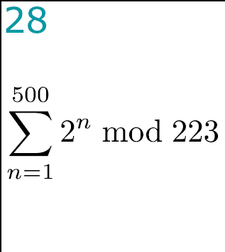 Here is today’s #dailymaths problem from _Your Daily Epsilon of Math 2024 Calendar #math