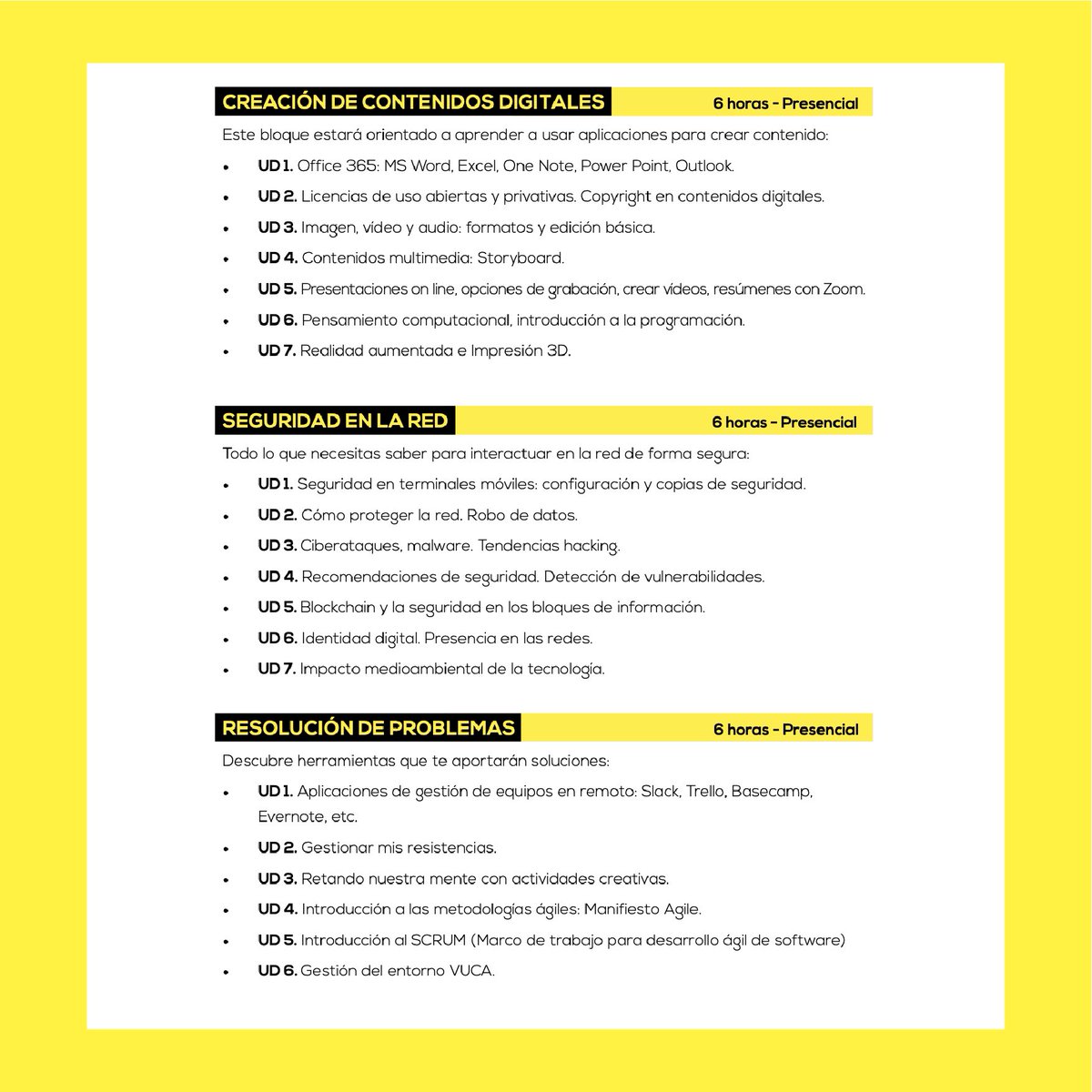 🖥️📣 Inscríbete al Curso gratuito de Capacitación digital.

🗓️ 15, 17, 19, 22, 24 y 26 de abril.
📍En el Lab_Nucia.
✍🏻 Inscripciones: lab.lanucia.es/capacitaciondi…

✅Formación de 30 horas avalada por <a href="/educaciongob/">Ministerio de Educación, FP y Deportes</a>.

#MadeByLaNucia #CapacitacionDigital
