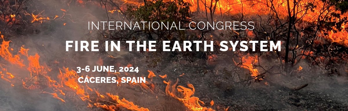 Event alert 📆Register now for @FireintheEarth1 2024 in Extremadura! A conference with scientists, citizens and practitioners to share info, ideas and goals about the use of fire to achieve sustainability. Call for abstracts open until 30 April 🔗firecongress.eu