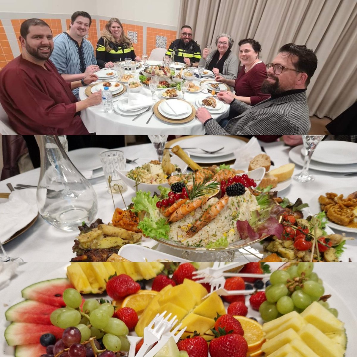 Afgelopen woensdagavond vertelde ik tijdens de Politieke Beschouwingen nog over mijn visie op "Samen" en op vrijdag zit ik samen aan de eettafel tijdens de buurt iftar van de Marokkaanse moskee in Roosendaal! 👌🏼