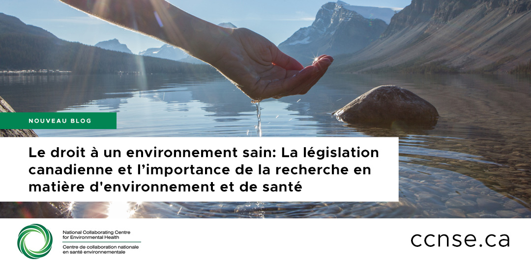 NOUVEAU! 🏞 Le droit à un environnement sain: La législation canadienne et l’importance de la recherche en matière d'environnement et de santé (Par @CANUEConsortium) 📃LIRE ICI 👉 ccnse.ca/resources/blog…