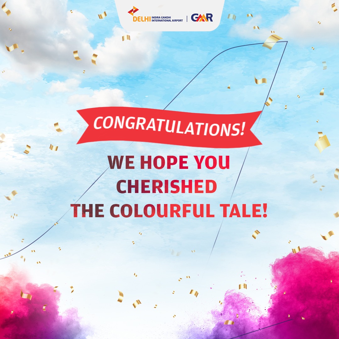 A colourful congratulations to all the #winners of the Holi #contest, #ColourfulTaleOfTails! To claim your reward, DM us your full name, phone no. and email from your winning social handle. Stay connected with #DelhiAirport for more such exciting activities and content.