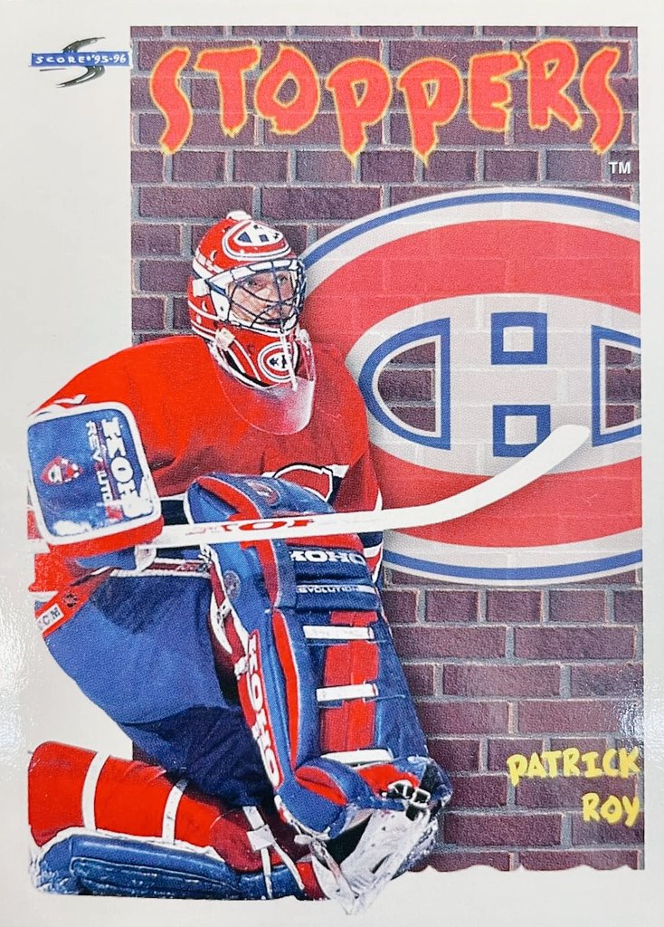 Patrick Roy Montreal Canadiens Score Card @CanadiensMTL #GoHabsGo #NHL