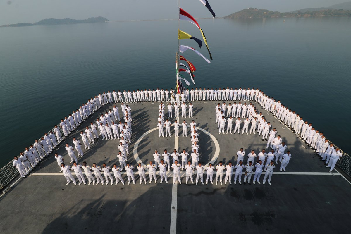 IN_WesternFleet's tweet photo. #INSAditya India's first indigenous tanker celebrates 24 glorious years. Wishing her many more years of providing sustenance at sea to the fleet for victory and beyond.
@indiannavy
@IN_WNC https://t.co/2WsE6tx3O5