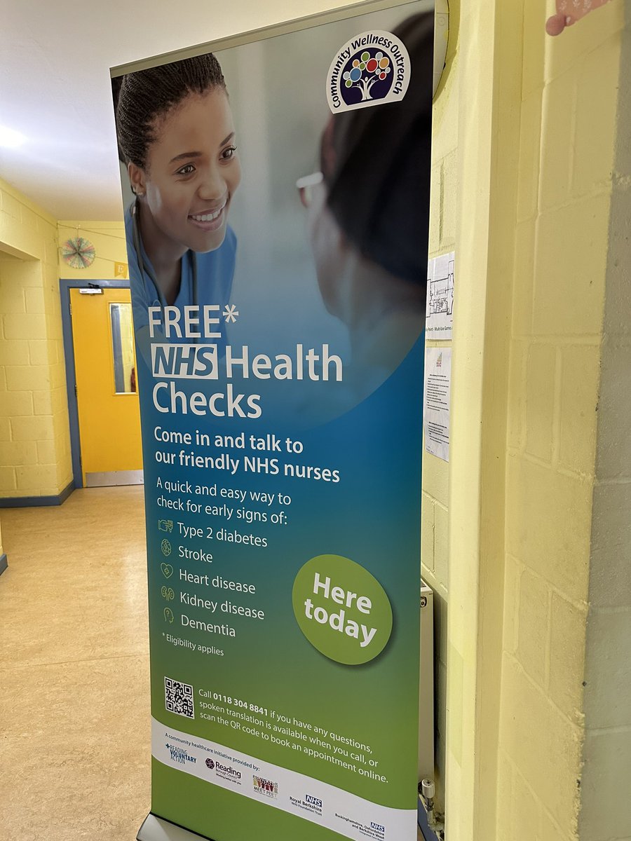 It’s great to spend some time in our community @RBNHSFT @CEO_RBFT with the #MeetPeet team - today we are at the Weller Centre in Caversham - come down for a free health check if you are nearby! @rva_news @Herrings18