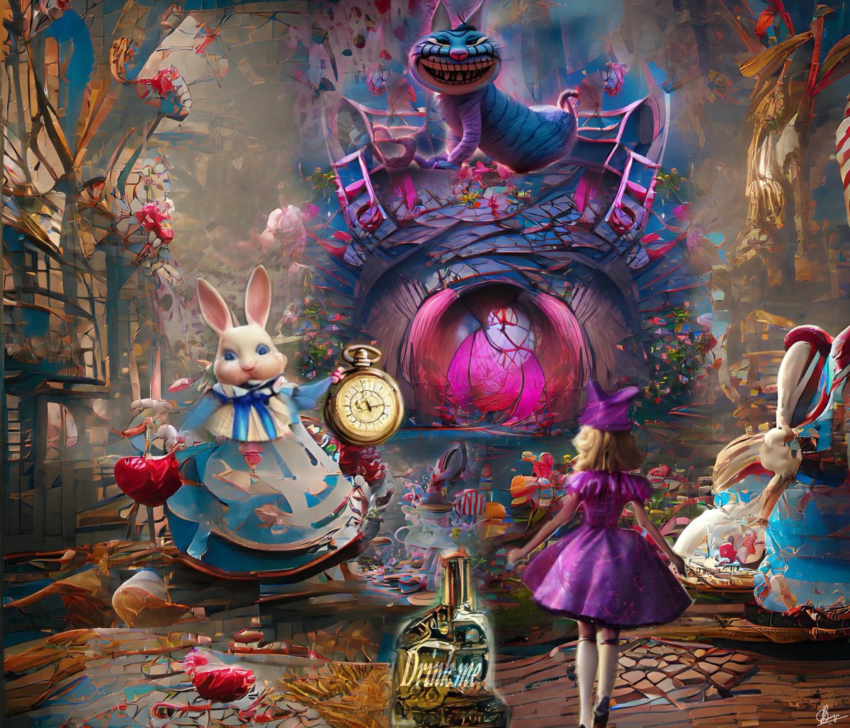 Friends attending <a href="/NFT_NYC/">NFT.NYC</a>
My art  "Down The Rabbit hole" is being showcased at Roof top Artist Village Gallery,  North Javis ( level 4).If anyone visiting, pls do take a picture and share.😊
#NFTNYC2024