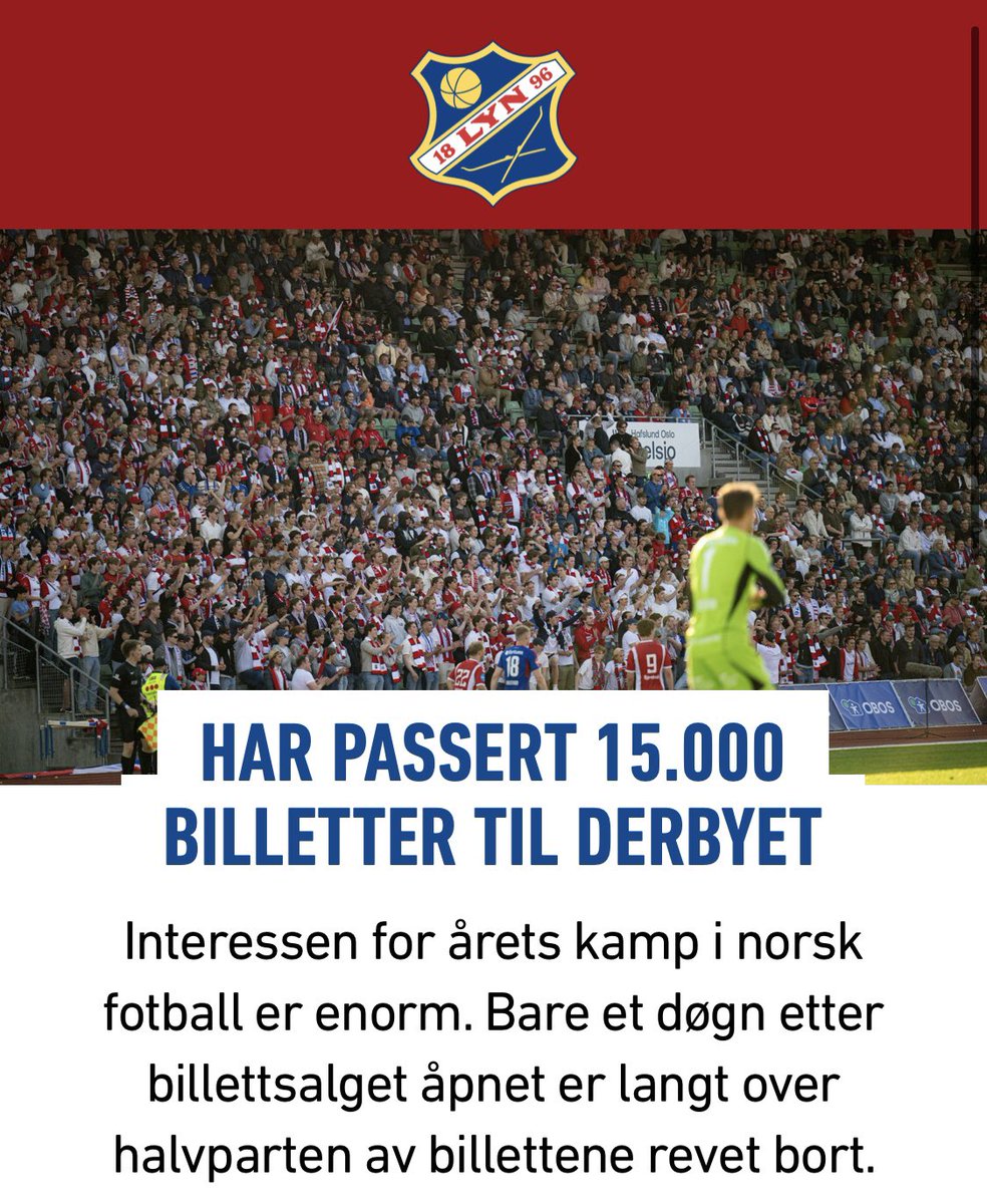 Lyn 1896 FK tweet media