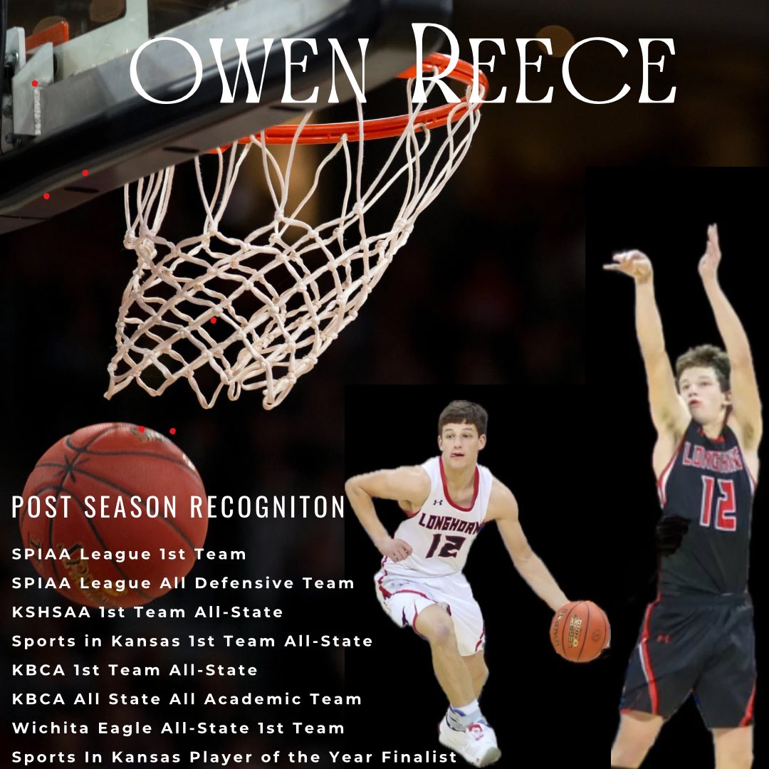 Hodgeman County Longhorn Basketball (@countylonghorns) on Twitter photo Post Season Recap: <a href="/OwenKReece/">Owen Reece</a>
Owen’s H.S. basketball career is one that didn’t go unnoticed. His post season recognition speaks for itself & he will go down as one of Hodgeman County’s best. We want to thank Owen for his commitment to the program & wish him luck in the future. Post Season Recap: <a href="/OwenKReece/">Owen Reece</a>
Owen’s H.S. basketball career is one that didn’t go unnoticed. His post season recognition speaks for itself & he will go down as one of Hodgeman County’s best. We want to thank Owen for his commitment to the program & wish him luck in the future.