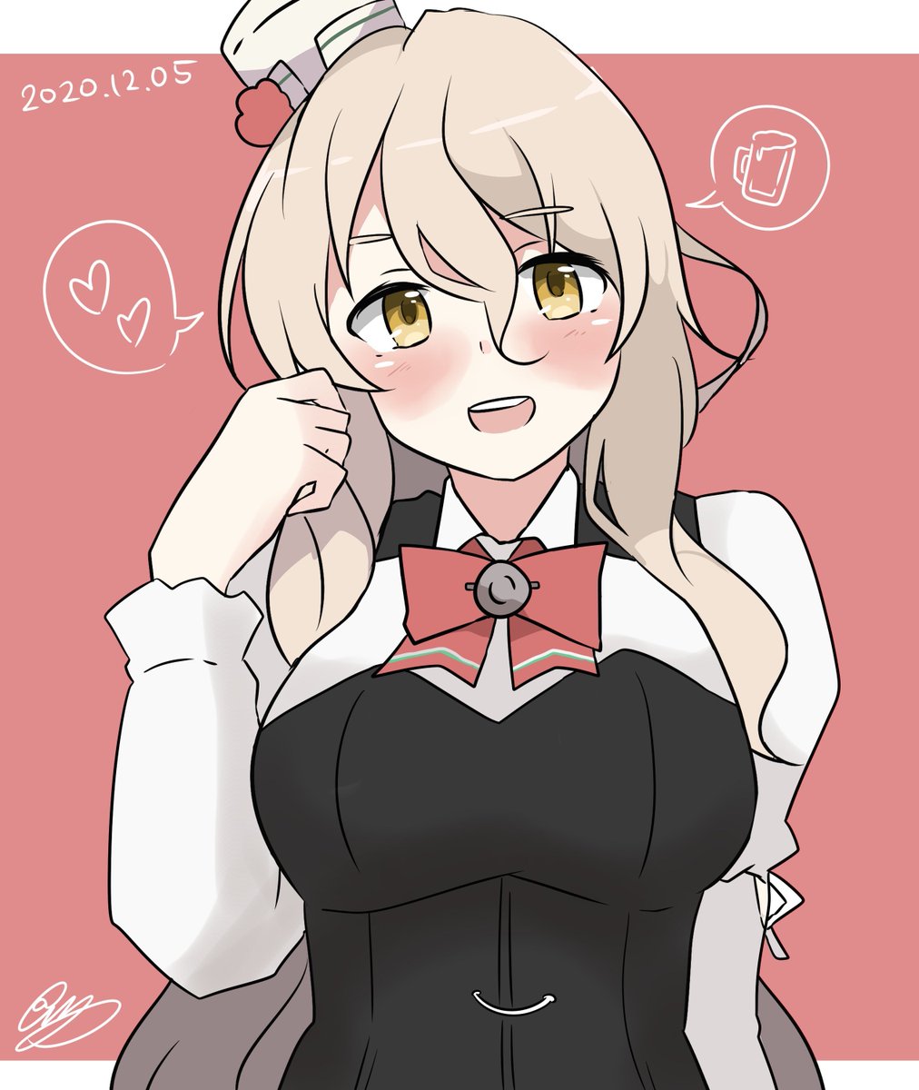 ポーラ(艦これ) 「ポーラいいよね～ 」|ひよし🌺次は神戸か府中のイラスト