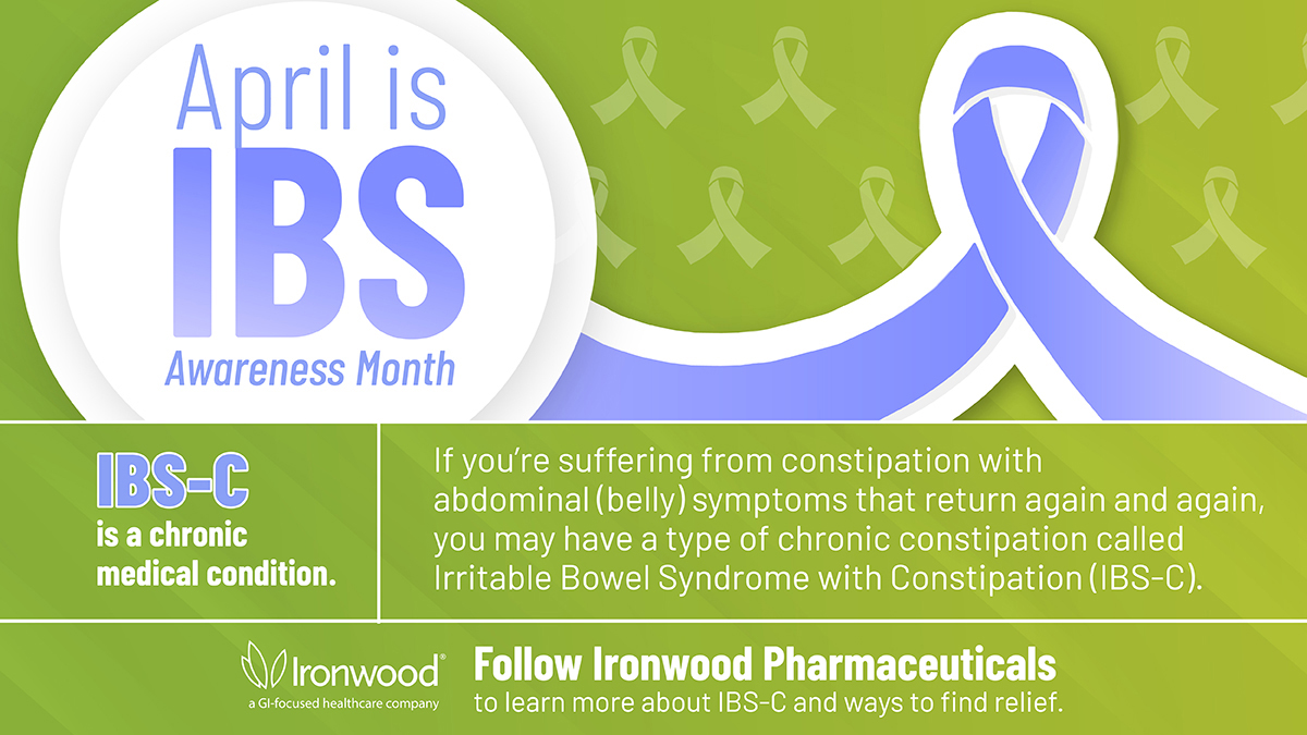 April is #IBSAwarenessMonth! 

All month we’ll be spreading awareness for those living with IBS-C , and the challenges they face. We’ll give you a glimpse into living with IBS-C symptoms and empower you to take steps to find relief. You won’t want to miss this!   

#IBSDilemma