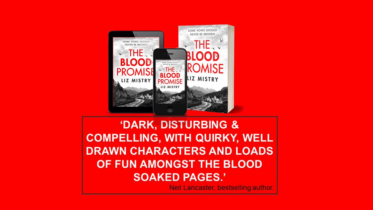 Wow, @neillancaster66 you've made my day! ‘Dark, disturbing & compelling, with quirky, well drawn characters & loads of fun amongst the bloodsoaked pages.’ @AudLinton @lblaUK @HQstories Pre-order The Blood Promise here USA amzn.to/4clqeWX UK amzn.to/4aBiPl1
