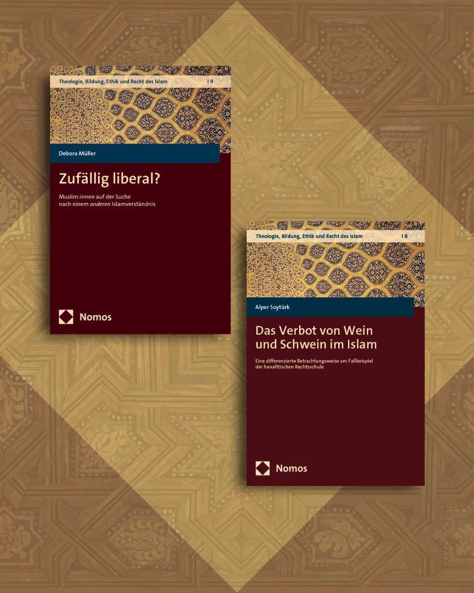 Wir freuen uns über die beiden neuen Bände von Debora Müller und Alper Soytürk, die in der Reihe 'Theologie, Bildung und Recht des Islam' erschienen sind.