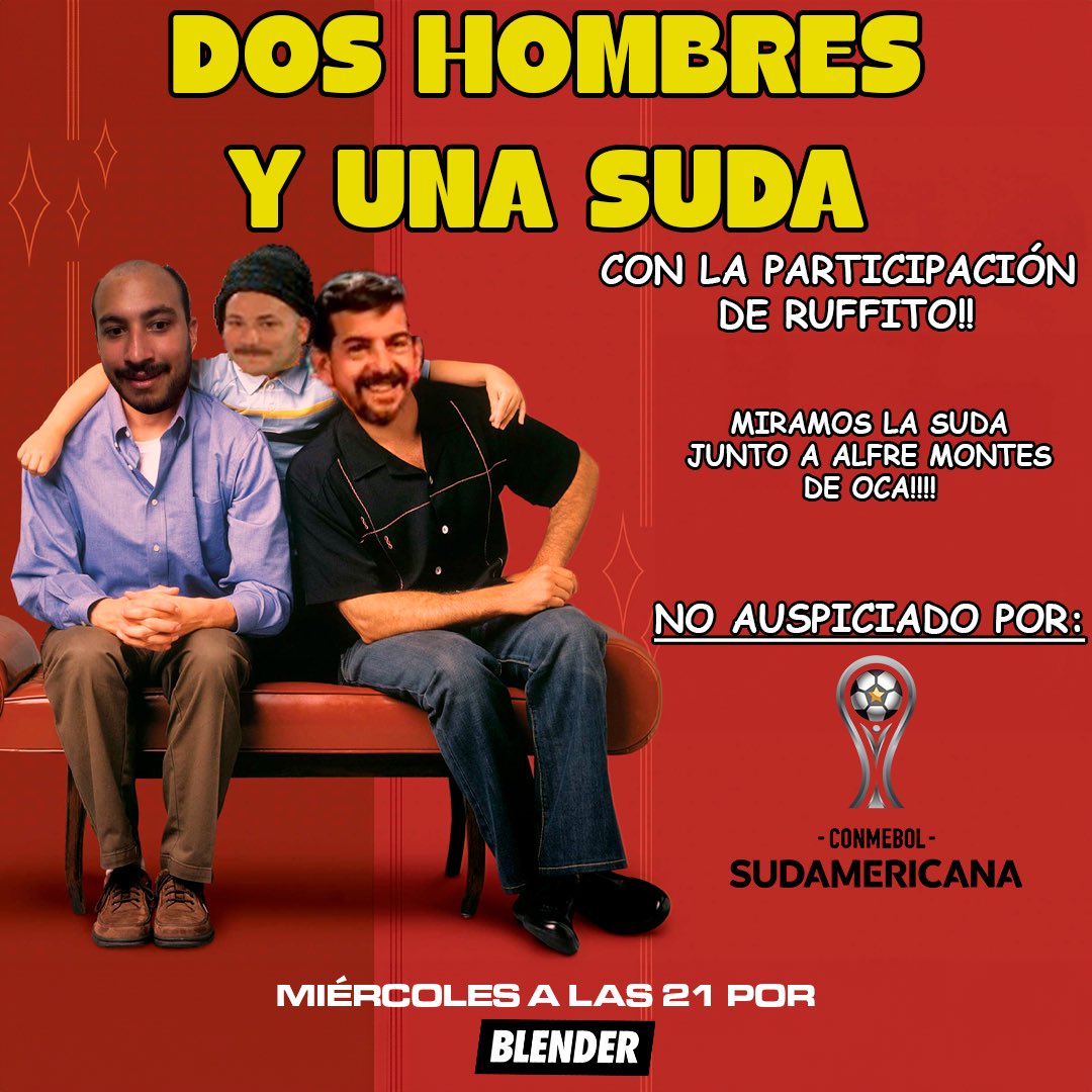 haayresistencia's tweet photo. HOY
HAY
NOCHE DE SUDA
Lo que nos vuelve loco a los argentinos, porque sabemos que lo que realmente queremos es que nuestro equipo gane #LaSuda. Viene el tío @alfremontes a comentar el partido de Boca! Qué gran manera de volver del BSDSS. A las 21 en Blender! https://t.co/e3yPBOFnUx