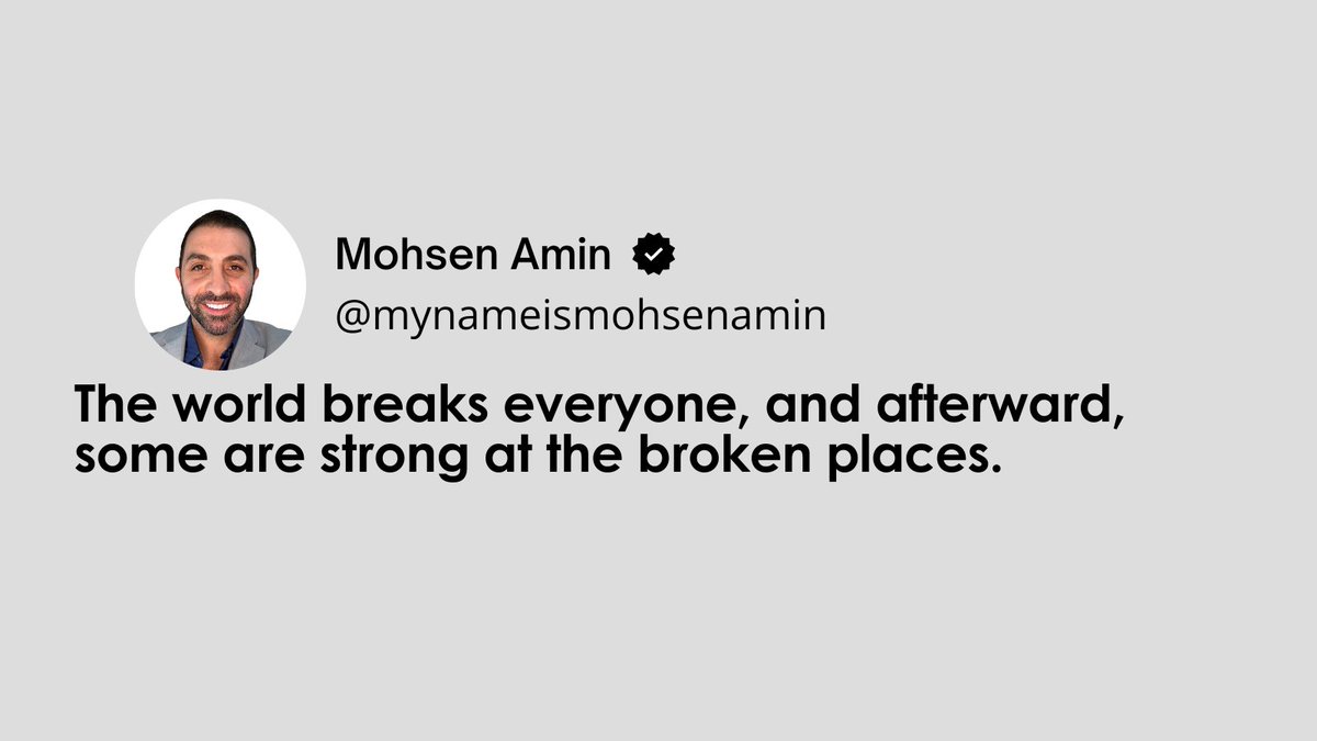 Broken, but not defeated! Let adversity fuel your inner strength and resilience.🔥

#KeepRising #StrengthFromWithin #StrengthInAdversity #Resilience #InnerStrength