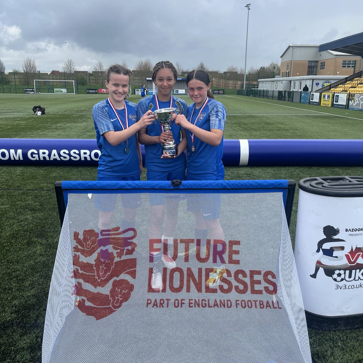 Great afternoon at the Future Lionesses 3 V 3 event. Well done to our Blues who came out as the North East Champions 💙👏🏼