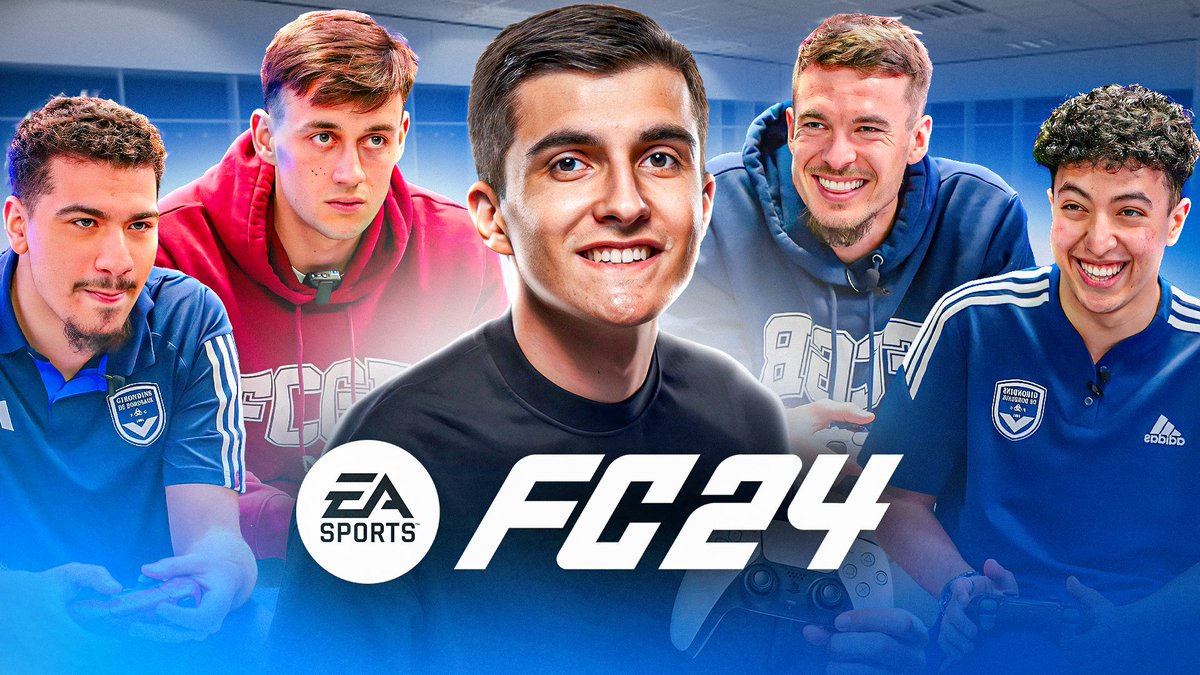 girondins's tweet photo. 🎥 Nouvelle vidéo X  @ThipOff 🎥

Le streamer Thip est venu nous rendre visite au Haillan et en a profité pour organiser un 2v2 en mêlant l'effectif pro à l'équipe eSport  ! 🎮⚽️

➡️ https://t.co/Ds5gPi7QPW