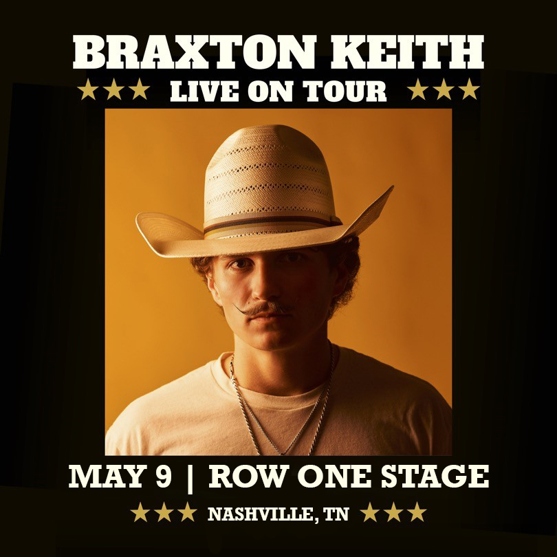 Ladies and Gentlemen, @thebraxtonkeith at Cannery Hall on 5/9 🤠 ON SALE FRIDAY at 10AM!