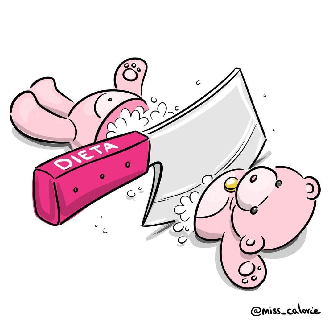 La primera dieta marca un antes y un después. 
Sentí que ya, ya era mayor... y empezaba "otra cosa"