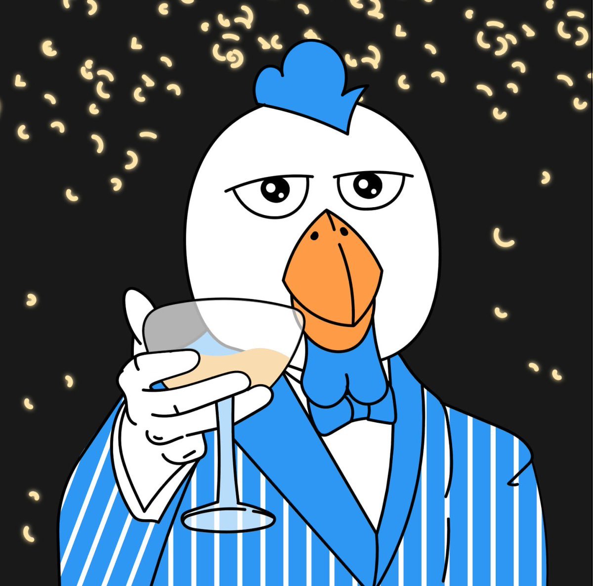 Cheers to a great $CHICKY evening.