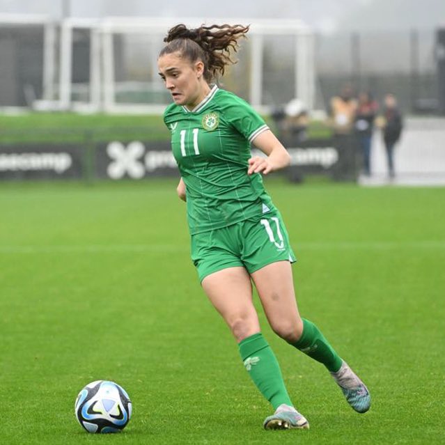 Well done to Jodie Loughrey scored today in @IrelandFootball u19’s 4-1 win over Iceland in the opening game of their euro qualifier campaign.