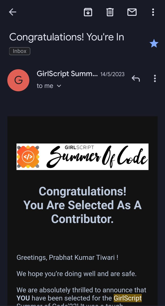 Open Source Contribution is never easy. Last year I participated in two of the biggest Open Source events(just out of curiosity) it's 😍
🔸 Hacktoberfest (merged 4 PRs)
🔸Worked on a project in GSSoC'23 & helped in optimisations. 
#opensource #development #developers #codinglife