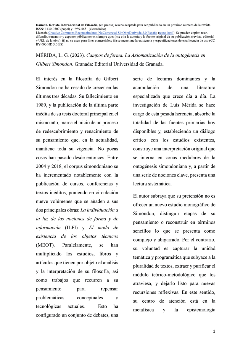 luisgmerida's tweet photo. Ya puede leerse, en la sección “Publicaciones en avance” de la @RevistaDaimon, la reseña de #CamposdeForma de Juan Manuel Heredia.

Difícilmente se pueden presentar las tesis del libro de manera más clara y breve. ¡Mil gracias por tu atención y tus palabras, Juan Manuel!

🔗👇🏻 https://t.co/xXnrN76wIT