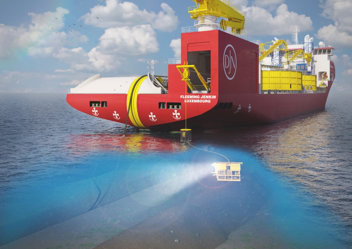 jandenulgroup's tweet photo. #JDNfleet • Introducing the first electrical underwater robot in its class for Fleeming Jenkin - SMD's Quantum EV ROV.⚡ Designed to operate in depths up to 4,000 meters and to tackle high-current waters, this ROV perfectly matches the vessel's mission 👉 https://t.co/1FsHlxypdm https://t.co/DvaEnzADqL