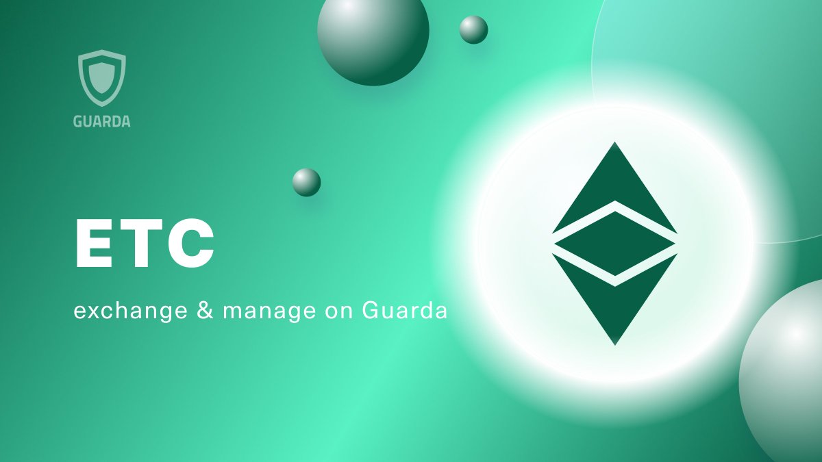 Bringing the classic charm of $ETC to @GuardaWallet! Explore @eth_classic, where the original #Ethereum spirit lives on. Exchange and manage #ETC easily. Begin your classic adventure by creating a Guarda wallet today 👉 grd.to/ref/twi_app