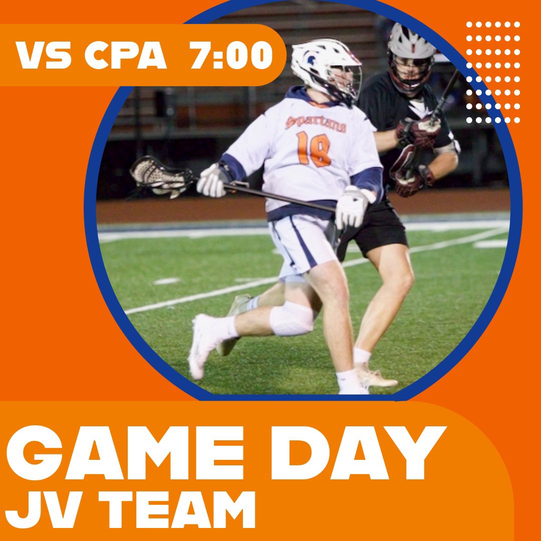 IT’s GAME DAY! 🥍🥍🥍
Our JV Team is hosting CPA tonight! This is a make-up game from the rainout last week. 

📆 Wednesday, 4/03
🆚 CPA
🏟️ Summit High Stadium
📍 Spring Hill, TN
⏰ 7:00 PM
🎟️ Free