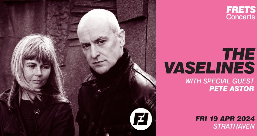 The Vaselines duo show. Frets Concerts, Strathaven Hotel. 19th April. Tickets in our linktr.ee link in bio.