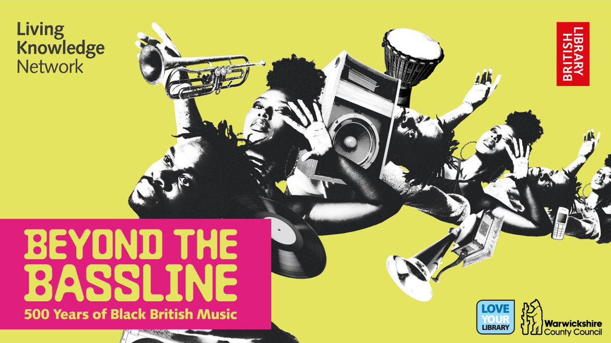COMING SOON: Our upcoming exhibition Beyond the Bassline (26 April – 26 August 2024) provided by the @britishlibrary's @LKN_Libraries! Find out more, where the exhibition will be and when at warwickshire.gov.uk/beyondthebassl…