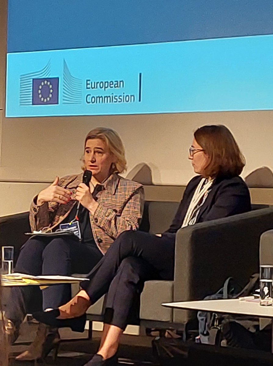 Intervention by Brussels mobility minister <a href="/elkevdbrandt/">Elke Van den Brandt</a> at the #ConnectingEurope Days: "the European cycling network now includes Brussels. You are able to cycle from Brussels to Rome if you want to."