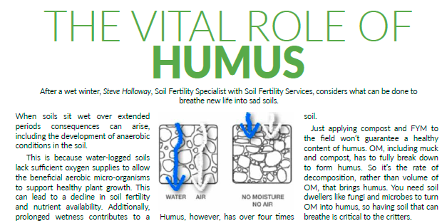 mydirectdriller's tweet photo. The vital role of humus! (the soil kind!)

Steve Holloway, Soil Fertility Specialist, considers what can be done to breathe new life into sad soils...

Read on: https://t.co/Qjx5PygSCt

Tech Farmer sponsored by @LloydsBankBiz

#techfarmer #soilquality #soilspecialist https://t.co/goA1XHeEUf