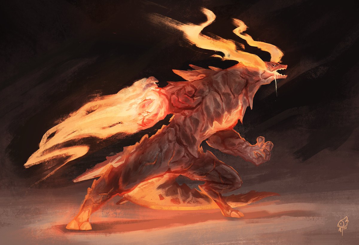 Late #creatuanary 3. Ifrit