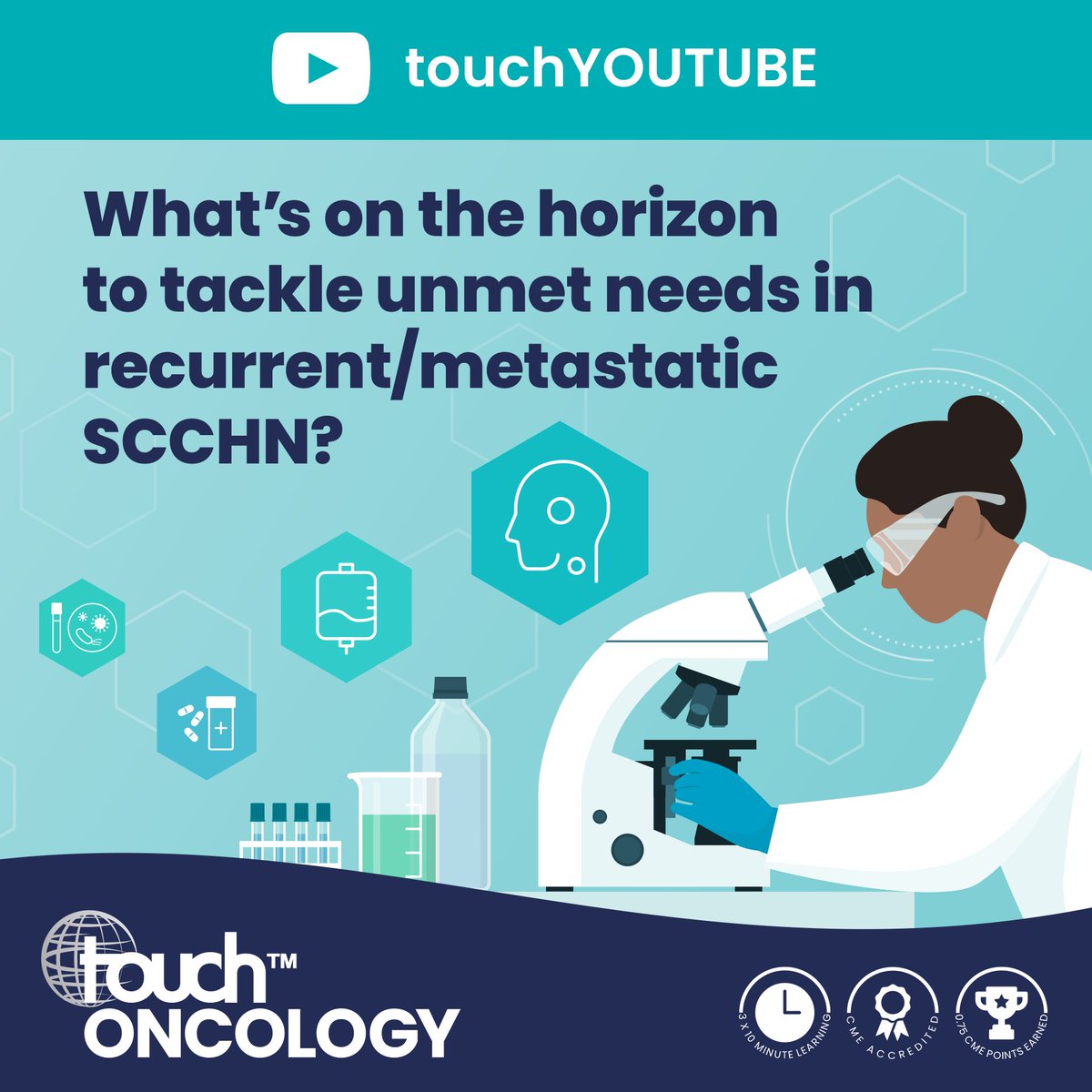 Have you seen our latest #YouTube video? What’s on the horizon to tackle unmet needs in recurrent/metastatic SCCHN? Watch now: youtu.be/0Kqx_jdFNaw #HeadCancer #NeckCancer #Immunotherapy #TargetedTherapies #SCCHN