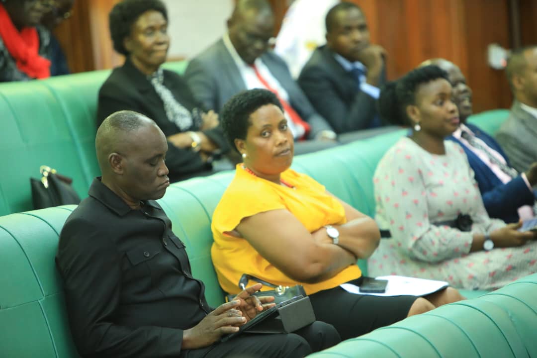 Deputy Chairperson of the Committee on ICT, Hon Tony Ayoo is presenting a committee report on the petition by the Uganda National Musicians Federation on amendments to the Copyrights and Neighboring Rights Act. #PlenaryUg